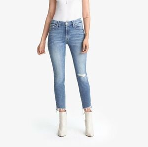 MOTHER Jeans- The Looker Ankle Step Fray in Exposed Secret Sister- Brand New